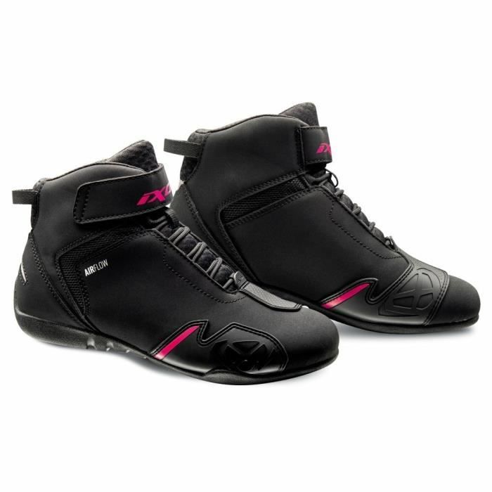 Chaussures moto femme Ixon Gambler - noir/fushia - 40