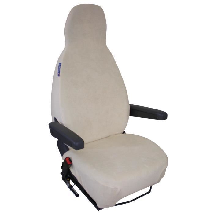 Housse de Sièges Eponge Coton Extensible Beiges
