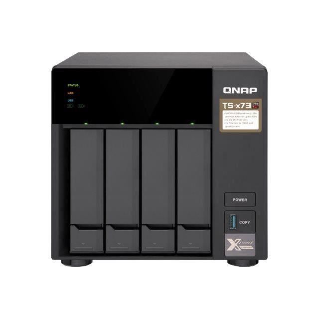 QNAP Serveur NAS TS-473-4G - 4 Baies - SATA 6Gb/s