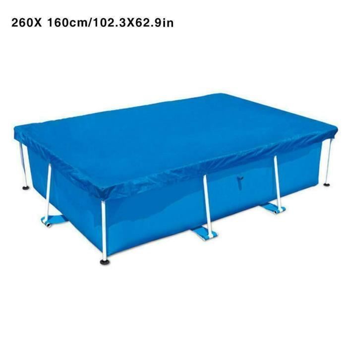 Couverture rectangulaire résistante à la poussière de couverture de piscine imperméable UV de natation