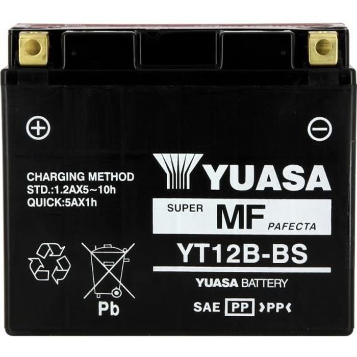 YUASA-812125 - Batterie YT12BBS AGM