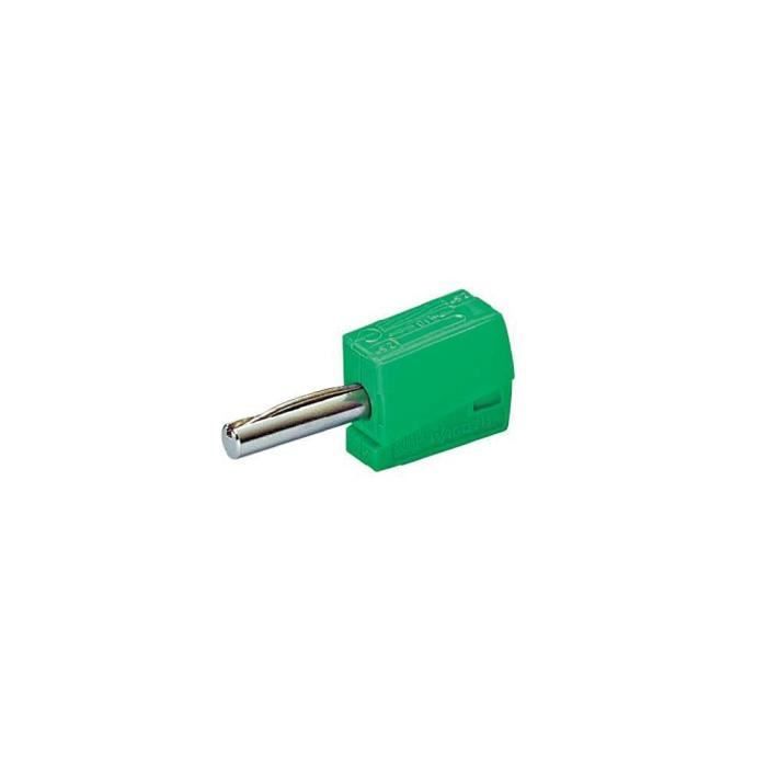 Fiche banane 4 mm noir à ressort WAGO 215-311