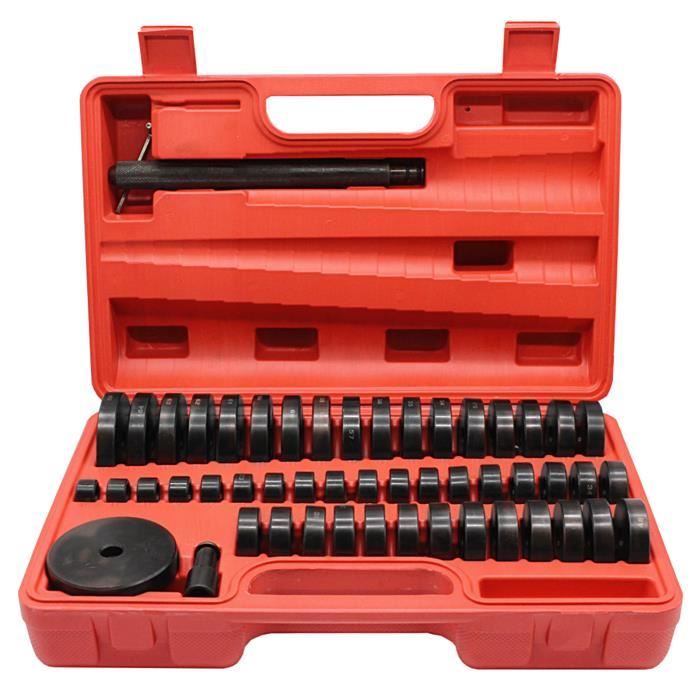 XMTECH 52 pièces Outil Extracteur Montage de Roulement de Roue pour Bols 18-65mm , prises Jeu d’outils de pièce de pression