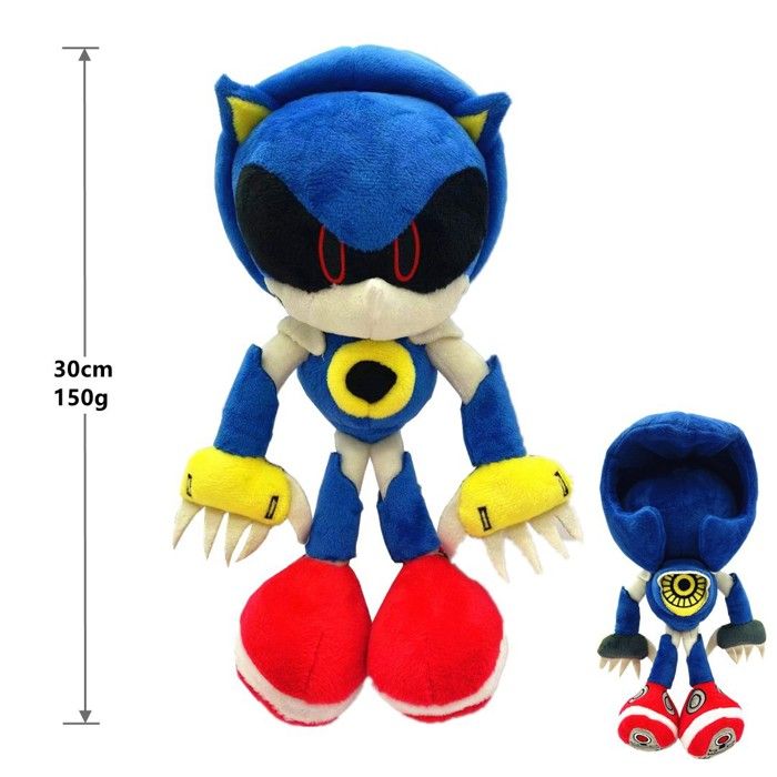 Sonic The Hedgehog peluche poup?�e jouets cadeaux pour les gar?�ons et les filles,Metal Sonic 