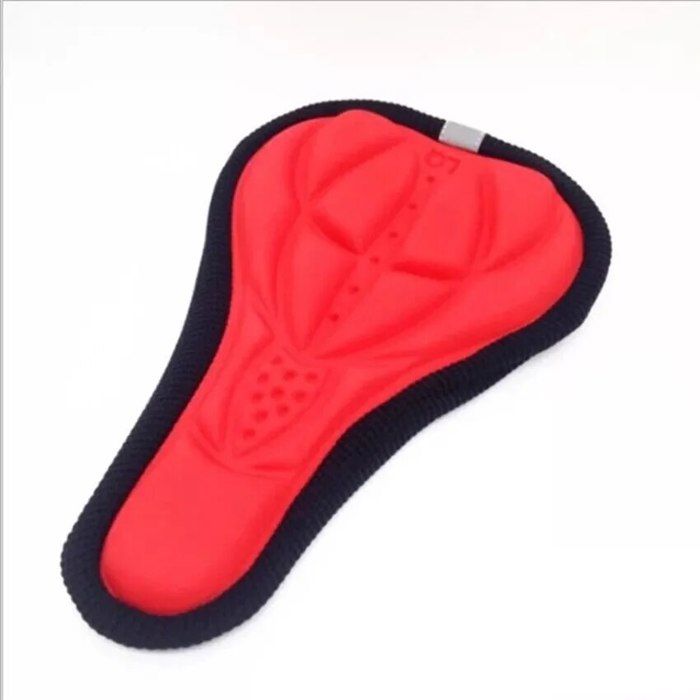 Selle Vélo Gel OUXI - Confortable Et Respirante - Universelle VTT, Route, Ville - Homme/Femme - Rouge