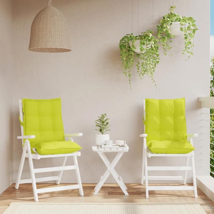 VIDAXL Coussins Dossier Bas 2pcs - vue 3