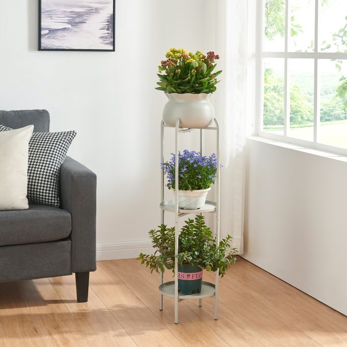 Porte-plantes Altena 95 x 27 x 27 cm beige
