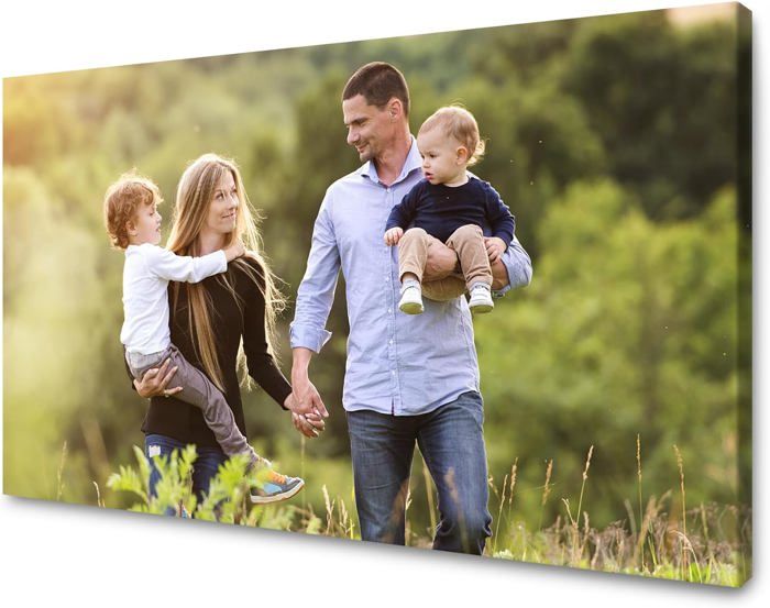Toile Personnalisée Avec Vos Photos - Impression Numérique Sur Toile 30x40 Cm, Prête à Accrocher
