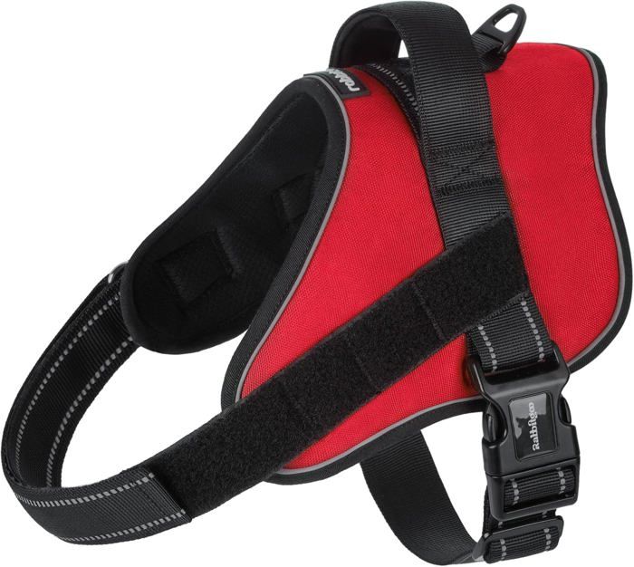 Comparer les prix de Harnais Chien Harnais Anti Traction pour Chien Réfléchissant Réglable Respirant Facile à Mettre avec Poignée Contrôle Rouge M