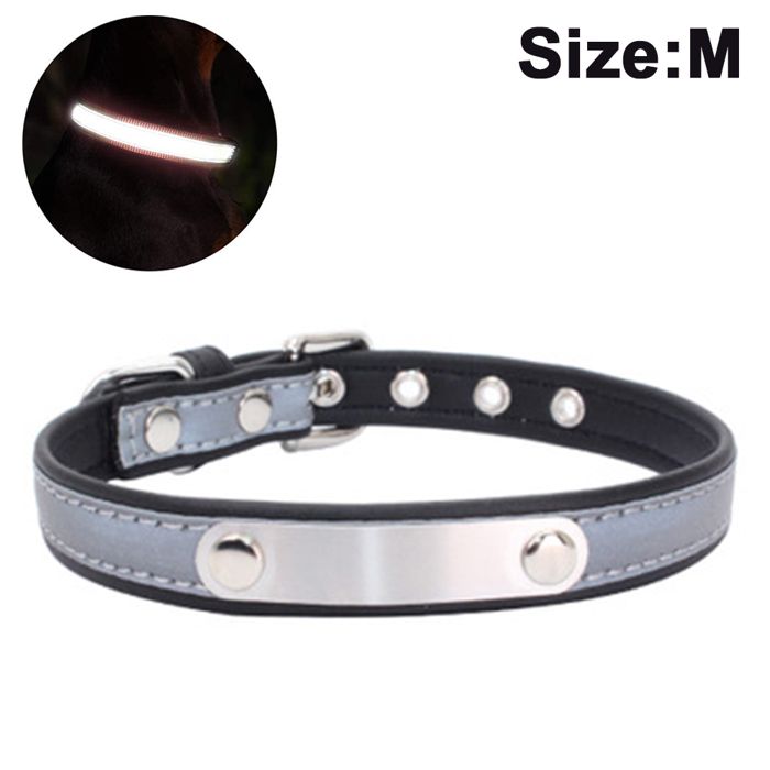 Comparer les prix de Collier De Chien Avec Étiquette Gravée, Collier Avec Étiquette D'Identification Individuelle, Pour Petits, Moyens Et Grands Chiens