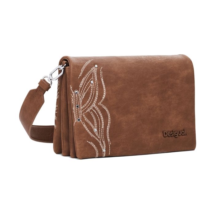 Sac Bandoulière Desigual Camel Sac Bandoulière Femme Desigual