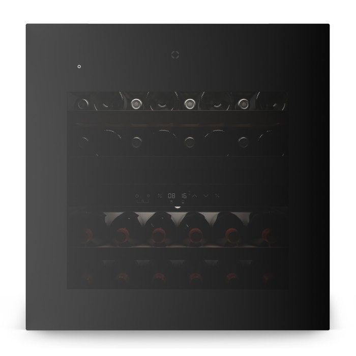 Klarstein Velaire Cave à Vin 2 Zones Encastrable 36 Bouteilles 5-22°C Éclairage LED 41 dB Cave à Vin Multi Températures - Klarstein