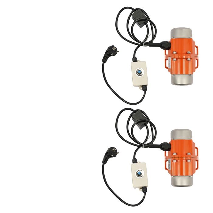 Régulateur Vitesse 1500-3000 Tr/min Moteur Vibrant Monophasé QWORK 60W 220V - 3000 Tr/min - Pour Industries Alimentaire, Médicale, BTP Équipement Vibration Moteur Pour Tamis Alimentaire