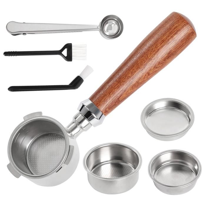 Porte Filtre Sans Fond 51mm avec Panier de Filtre 1/2/4 Tasse Porte Filtre Compatible pour DeLonghi Dedica EC680/EC685 Porte Filtre Sans Fond 51mm avec Panier de Filtre 1/2/4 Tasse Porte Filtre Compatible pour DeLonghi Dedica EC680/EC685