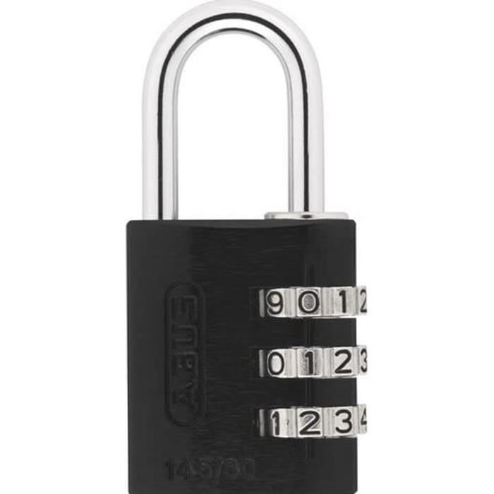 Cadenas à combinaison ABUS ABUS 14530 30 mm Corps en aluminium Anse en acier Code réglable Compact - vue 2