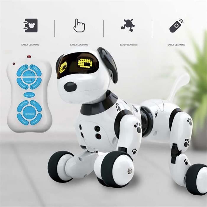 Chien robot télécommandé pour enfants, imite les animaux, mini chiot, robot  RC, jouets robots pour animaux d - Cdiscount