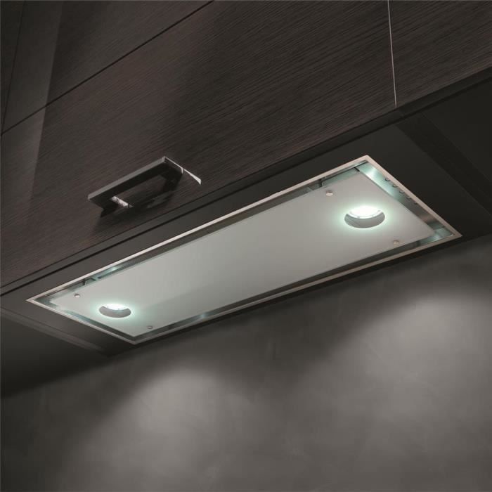 Hotte Decorative Murale Ciarra Hotte Aspirante 90cm 380m3 H Recyclage Ou Evacuation 3 Vitesses Hotte Murale Eclairage Led Noir 201bk90 Darty