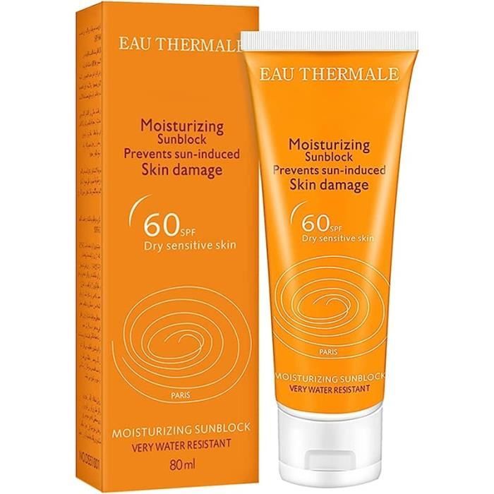 Crème Solaire Visage FPS 50 - Collagène & Extrait D'escargot - Hydratante - DISAAR BEAUTY