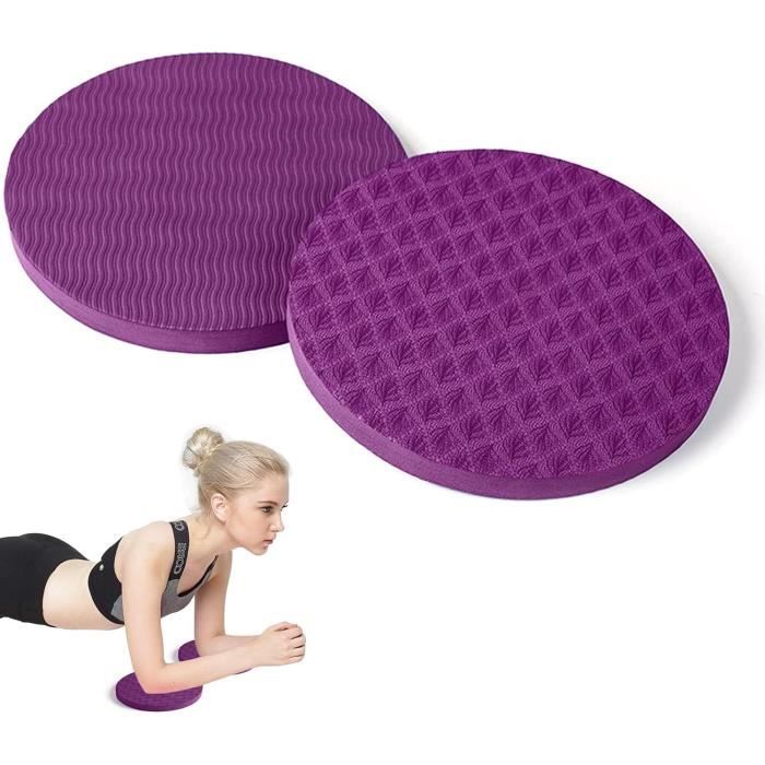 Genouillères De Yoga - Paire De Coussins 20x20x4 Cm - Antidérapants, Pour Genoux, Coudes, Poignets