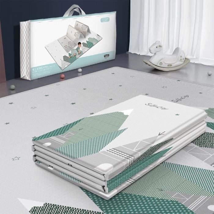 Version 2 00x80 Cm Xpe Pliable Bebe Tapis De Jeu Impermeable Ramper Double Face Antiderapant Pour Bebe Montagne Raide 97 Cdiscount Puericulture Eveil Bebe