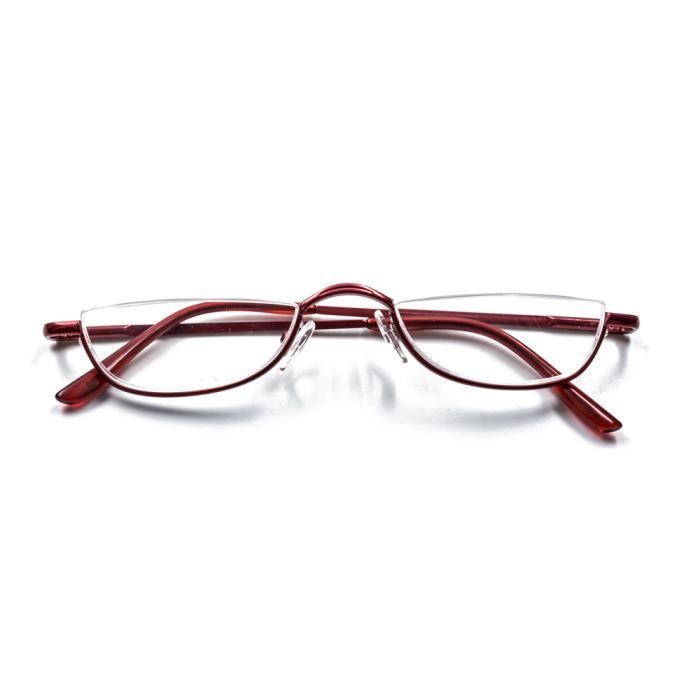 Lunette demi lune sale femme