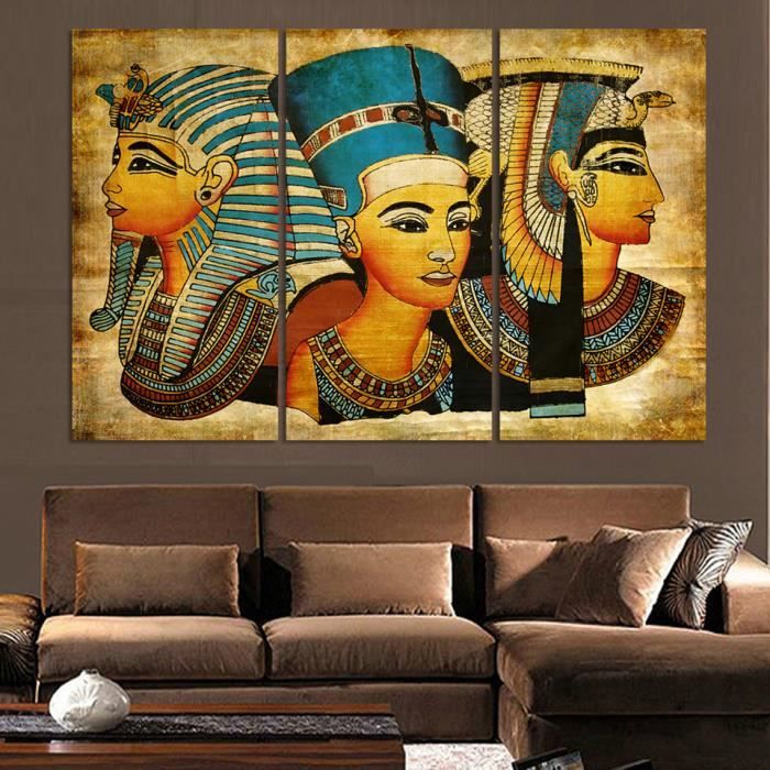 3 Pieces Pharaon De L Egypte Antique Mur D Art Image Toile Imprimer Impression Murale Pas Etire Pas Encadre Cdiscount Maison 3 Pieces Pharaon De L Egypte Antique Mur D Art Image Toile Imprimer Impression Murale Pas Etire Pas Encadre Cdiscount Maison