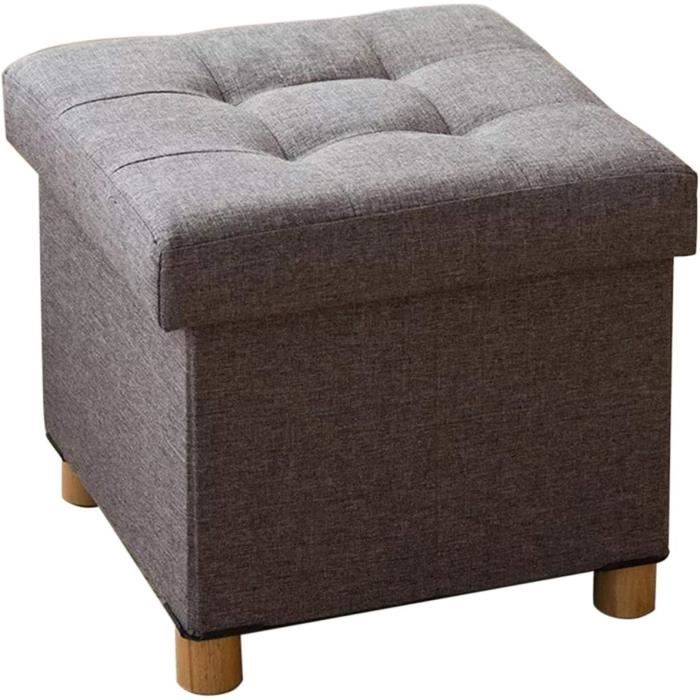 Aibiju Repose-Pieds avec Rangement, Petit Repose-Pieds Ottoman, Repose-Pieds en Tissu avec Pieds en Bois pour Salon, Chambre à Coucher, entrée, Beige, YD-JD1361 Aibiju Repose-Pieds avec Rangement, Petit Repose-Pieds Ottoman, Repose-Pieds en Tissu avec Pieds en Bois pour Salon, Chambre à Coucher, entrée, Beige, YD-JD1361