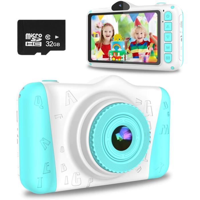 Appareil Photo Pour Enfants SOBEAU 1080P 48MP - Écran 2.0" Avec Carte 32Go - Cadeau 3-12 Ans