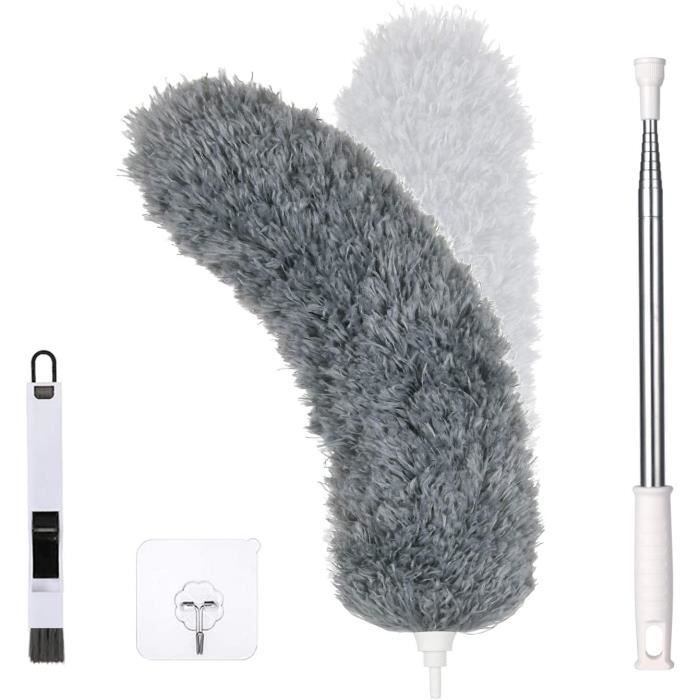 AJWPlumeau Poussière,Plumeau Télescopique,Plumeau Microfibre avec — free download