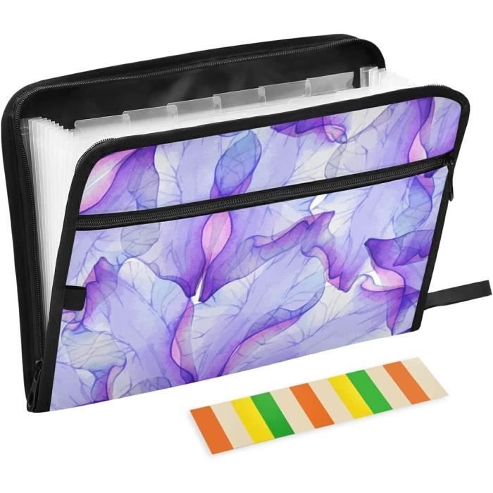 Housse De Livre Imperméable à Motif Floral Avec Fermeture éclair Et Poche Avant Pour Les Amateurs De Livres, Pour Femme, Enseignante, Anniversaire, Remise De Diplôme, Noël (Wildflower1605