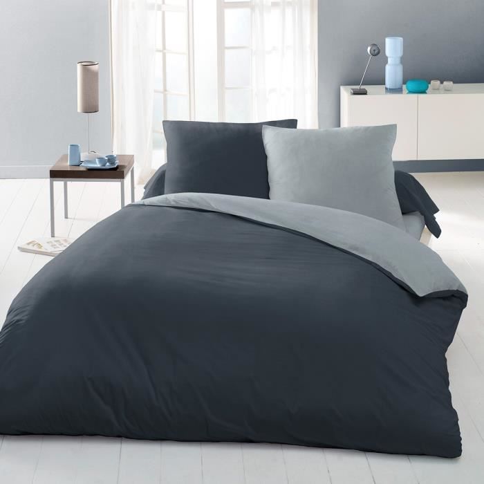 Housse de couette en jean et coton - Petit Citron