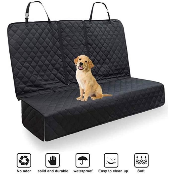 Housse de Siège pour Chien, 135x120cm Housse Siege Protection de Banquette Arrière Anti-Rayures Impermeable pour Voiture