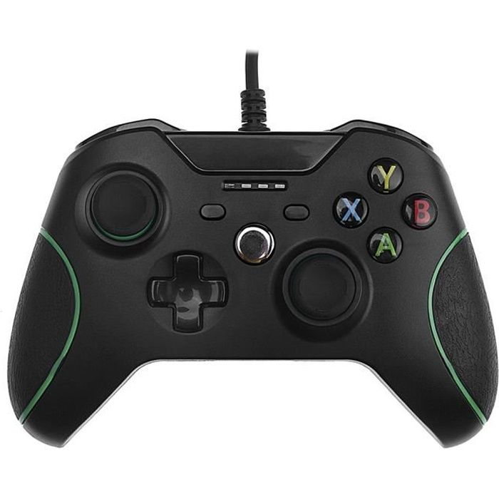 Manette Filaire Pour Xbox One/ Xbox One S / Xbox One X / PC, Noir ...