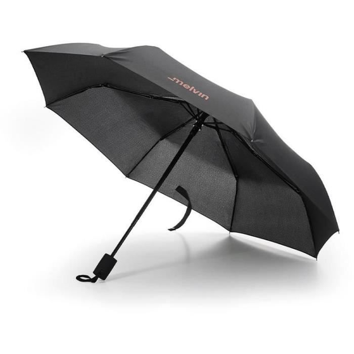 Melvin Parapluie Auto Ouverture Fermeture Noir Noir Achat
