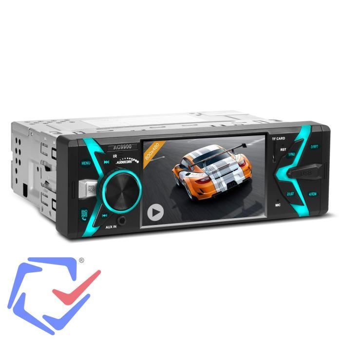 Autoradio avec écran TFT 800 x 480 Bluetooth MP5 radio FM