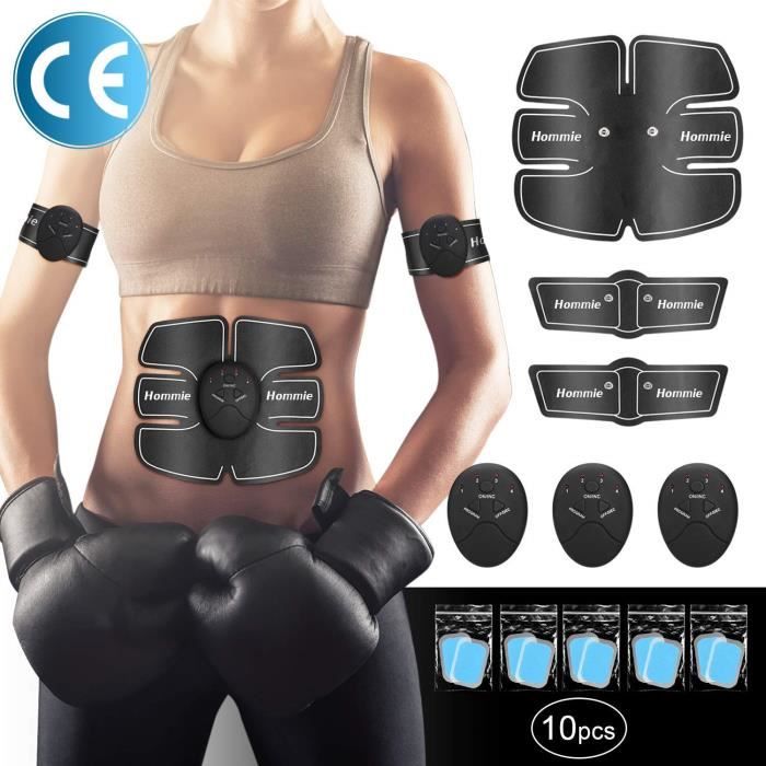 CEINTURE D'ELECTROSTIMULATION,Massage intelligent stimulateur musculaire  abdominale entraîneur musculaire Vibration minceur Machine - Cdiscount Sport