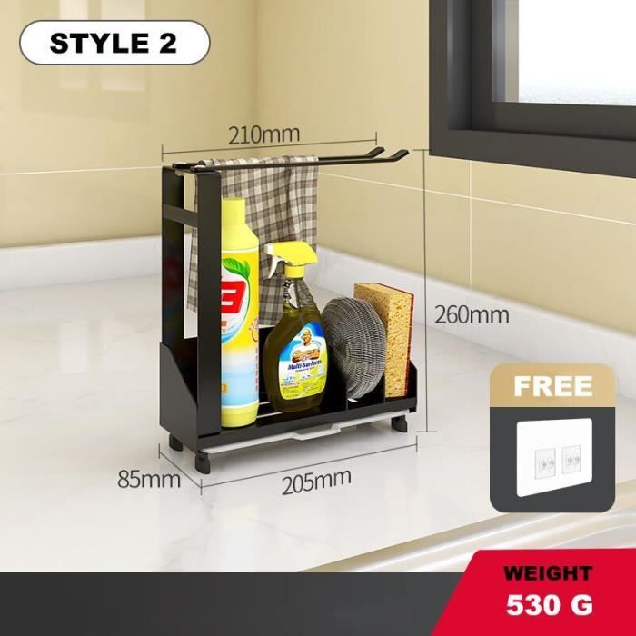 Paniers de rangement pour évier de cuisine, panier de rangement multifonction, organisateur d