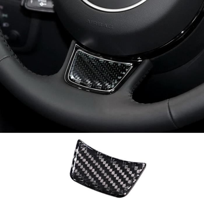 Autre accessoire,Centre de volant en Fiber de carbone véritable,accessoires  intérieur de voiture pour Audi A1 - Type E style - Cdiscount Auto