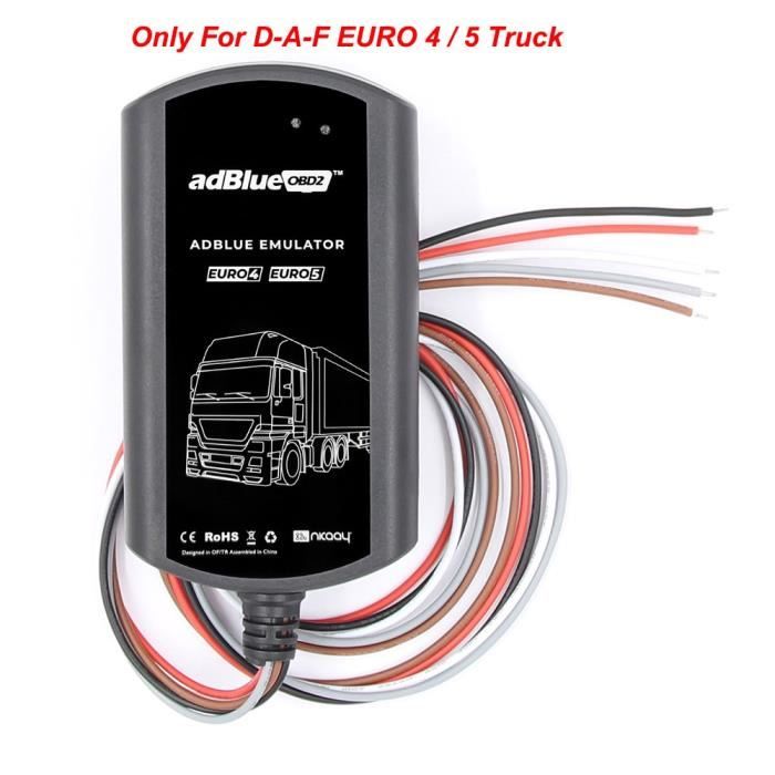 Émulateur Adblue OBD2 9 en 1 pour Commins EURO 4 5, pour Scania-Iveco-dac-Volvo-Renault, PK 8 en 1 Only For D-A-F