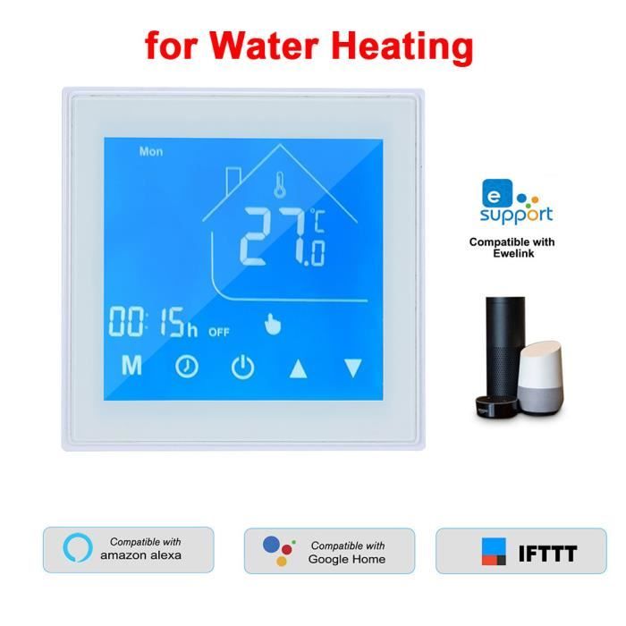 Chauffage en eau vive Thermostat Intelligent Wifi, Affichage Lcd De