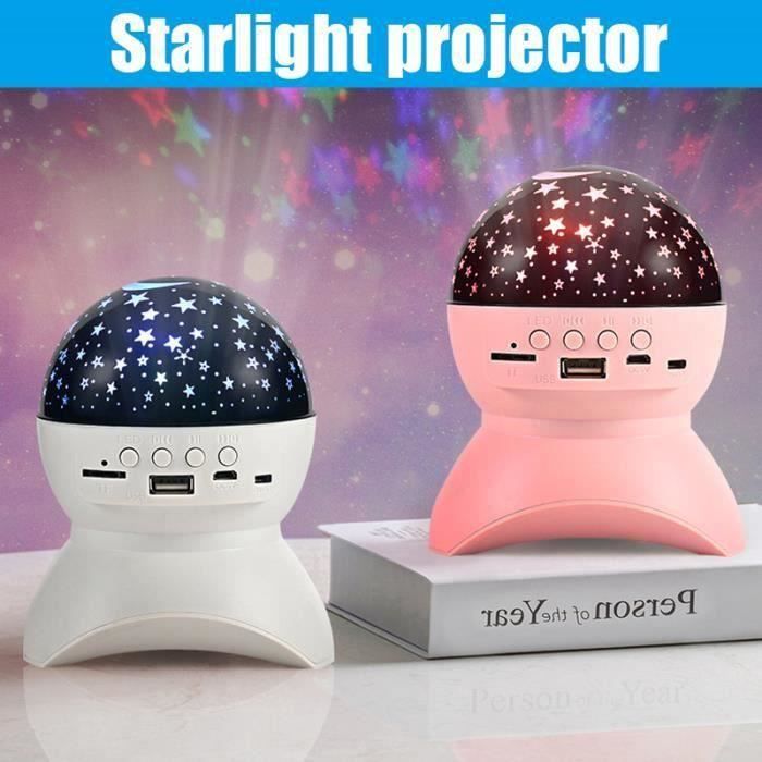 4 Projecteurs Ciel Étoilé Forhome - USB, LED Rouge/Bleu - Pour Voiture, Chambre, Fête