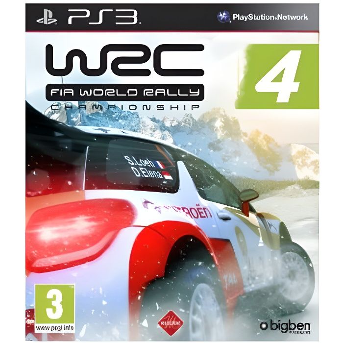 Jeu PS3 BIGBEN WRC 4