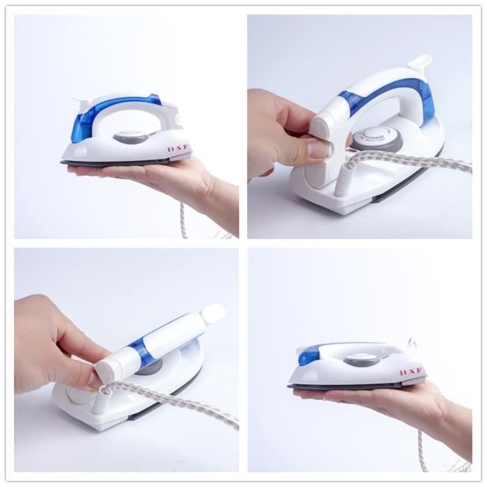 Fer À Vapeur DE VOYAGE TECHWOOD Poignée pliable / Bleu