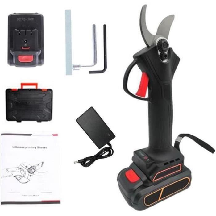 Sécateur Électrique Gisam 60MM | Batterie Rechargeable | Ouverture Réglable | Pour Jardin/Verger