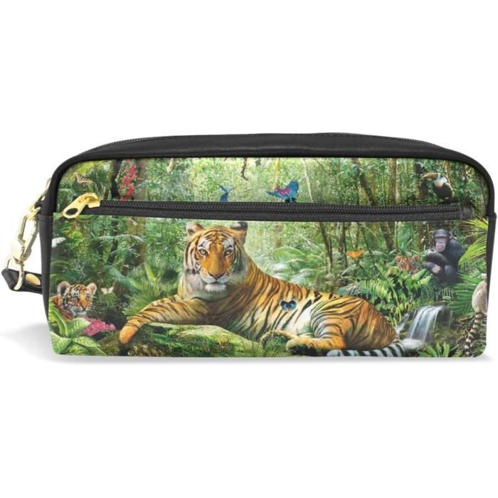 Trousse À Crayons De Grande Capacité - Motif Bonhomme De Neige