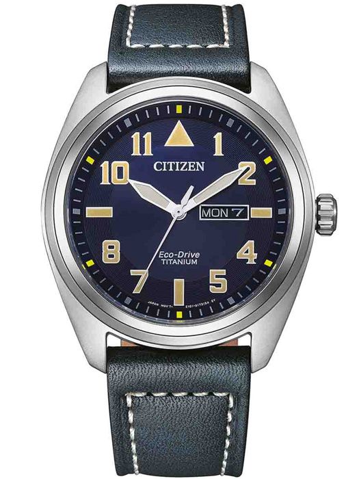 Montre Citizen - Hommes - BM8560-45L - Cuir Bleu - 42mm - Etanche 10 bar Montre Citizen - Hommes - BM8560-45L - Cuir Bleu - 42mm - Etanche 10 bar