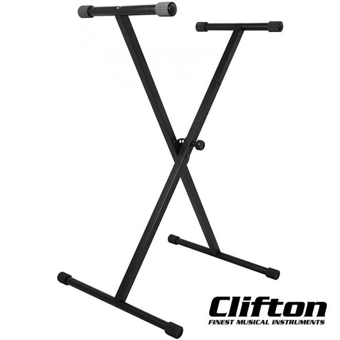 Support de clavier Clifton BASIC: stable, réglable en hauteur