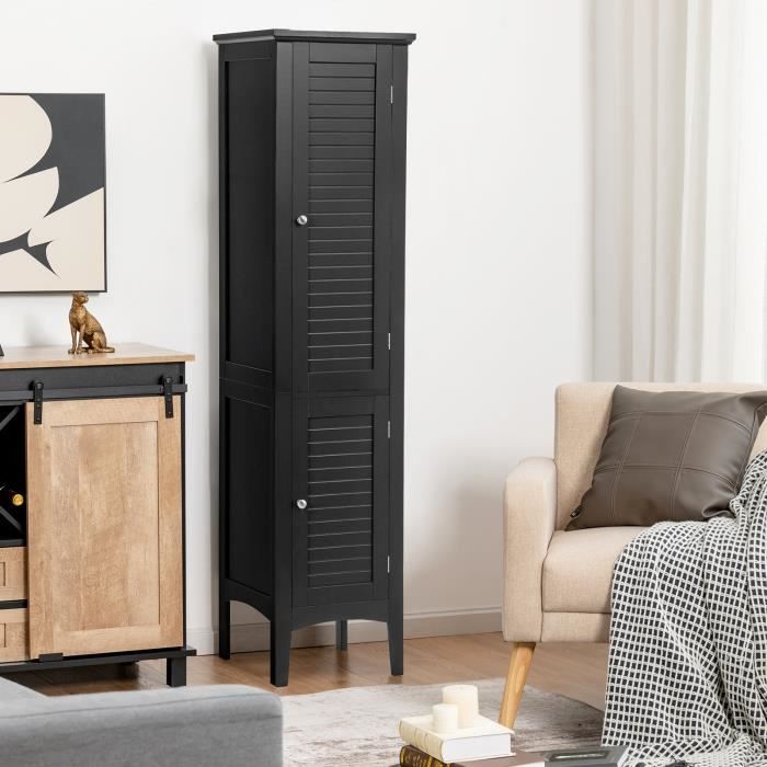 Meuble Colonne De Salle De Bain Armoire Haute De Rangement En Bambou Avec Porte A Lattes Etagere Reglable 30 X 30 X 129 Cm Naturel Blanc Meuble Colonne De Salle De Bain Armoire Haute De Rangement En Bambou Avec Porte A Lattes Etagere Reglable 30 X 30 X 129 Cm Naturel Blanc