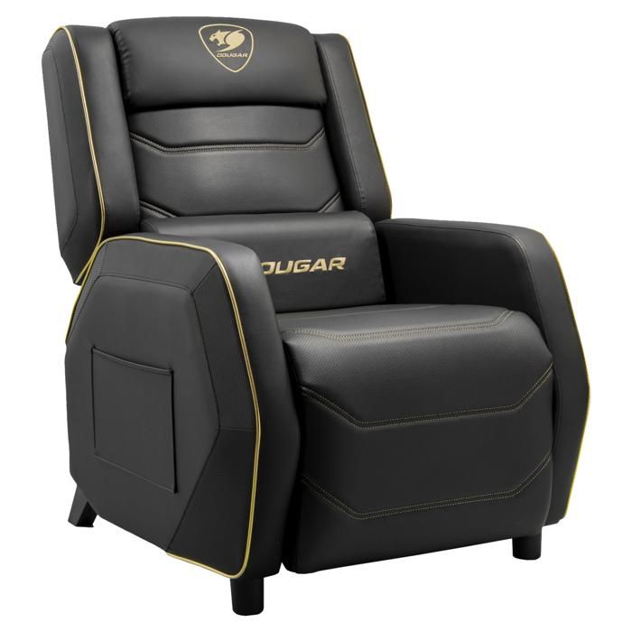 Fauteuil gaming Cougar Gaming RANGER ROYAL Sofa et Or Cuir PVC Appui tête et Oreiller Lombaire