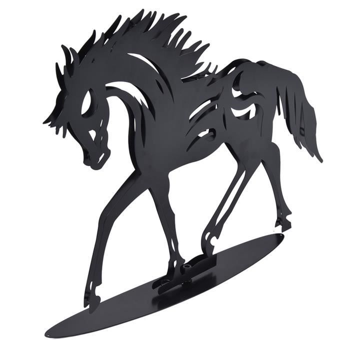 ORFOFE Figurine Cheval Rétro Miniature - Statue Cheval à Bascule Pour Bibliothèque, Bureau Et Décoration
